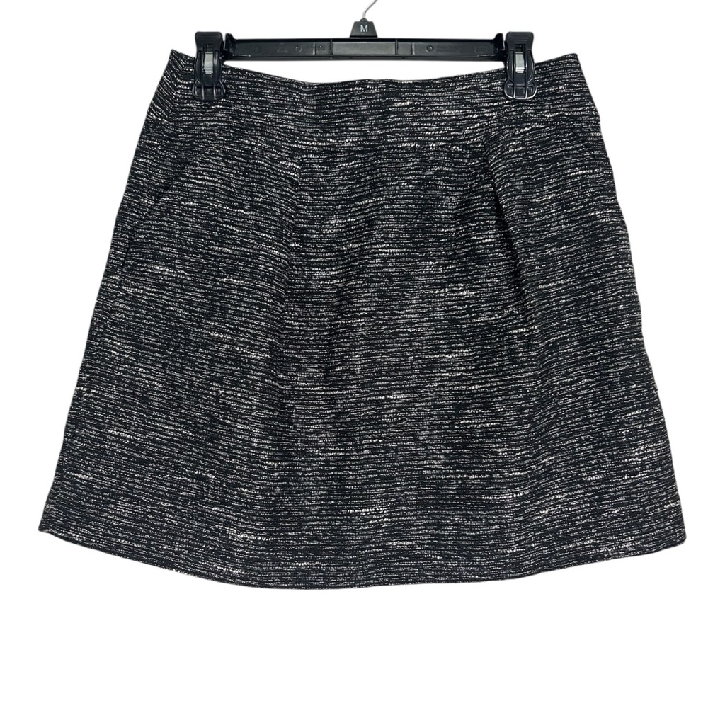 LOFT Gray and sparkle A-Line Mini Skirt for Work